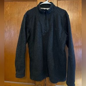 Mens Size Large Stormy Kromer Wool quarter zip pullover